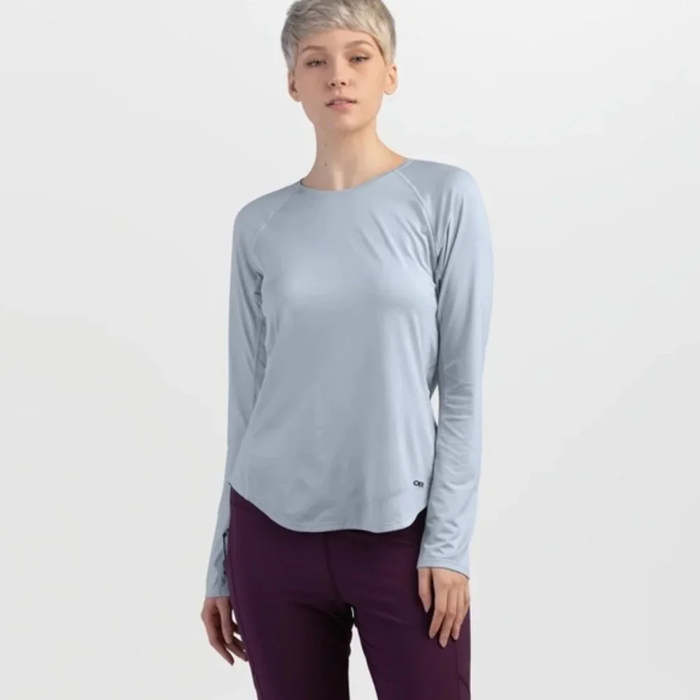 Outdoor Research Women's Argon L/S Tee Titanium NWT - Picture 1 of 8